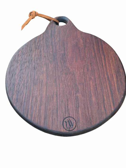 Small Round Walnut Board